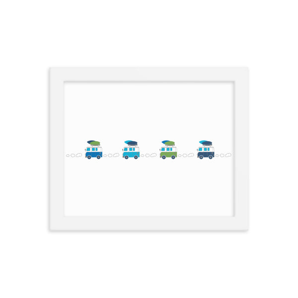 Surf's Up Framed Print