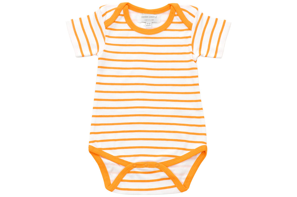 Striped 2025 baby onesie