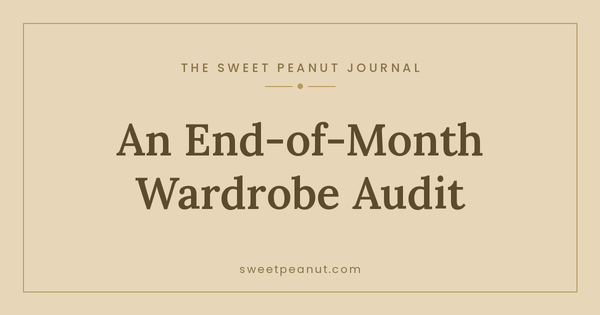 End-of-September Wardrobe Audit — The Sweet Peanut Journal