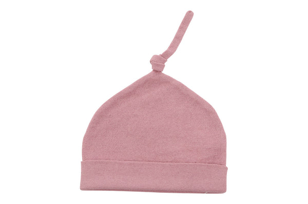 cotton cashmere pink hat