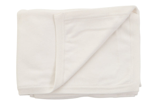 cotton cashmere white blanket