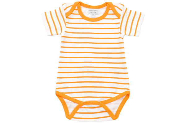 onesie in orange marseille stripe