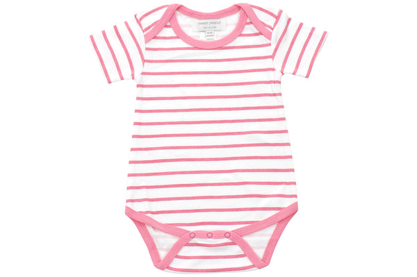 onesie in pink marseille stripe